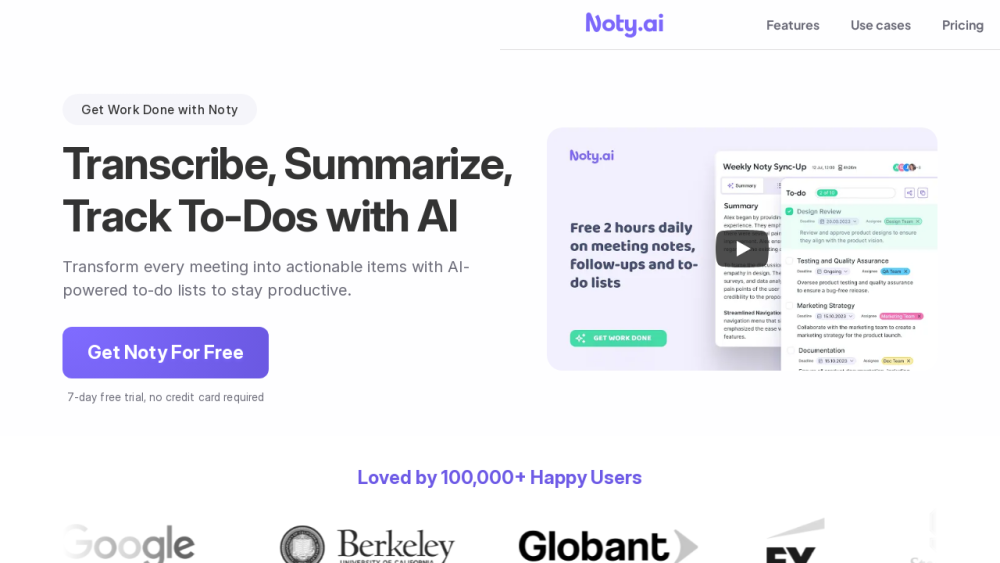 Noty Blog Noty.ai: Meeting Transcriptions & Summaries for Teams