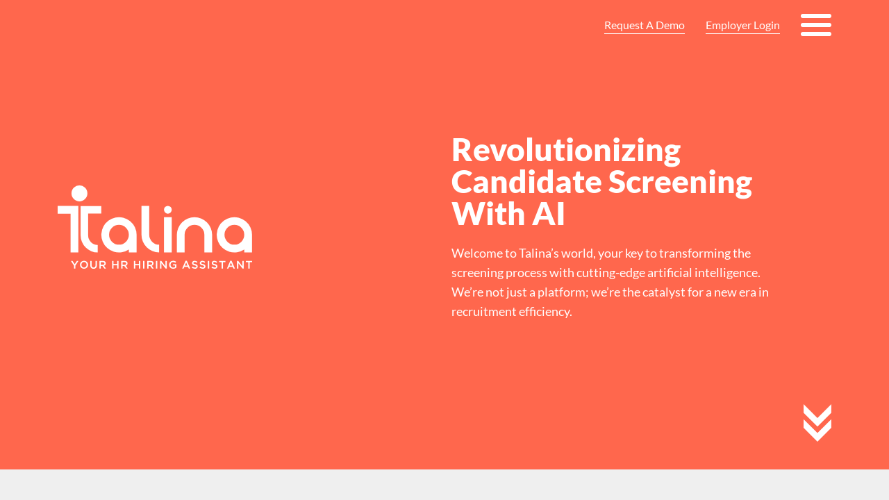 Talina: AI Candidate Screening for Recruitment Efficiency