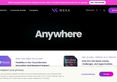 WEKA: Advanced Cloud Data Platform for Scaling