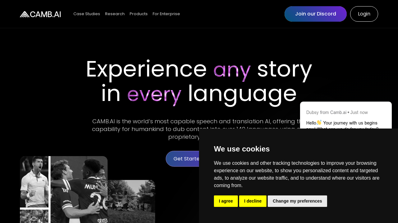 CAMB.AI: Powerful Technology for Multilingual Storytelling