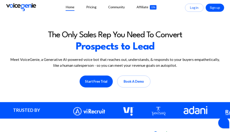VoiceGenie.ai: Intelligent Voice Bot for Demand Generation