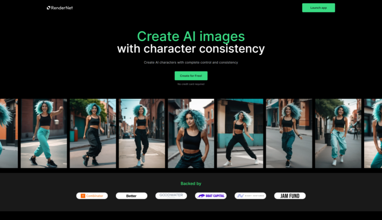 RenderNet AI: Multilingual Visual Character Generator Tool