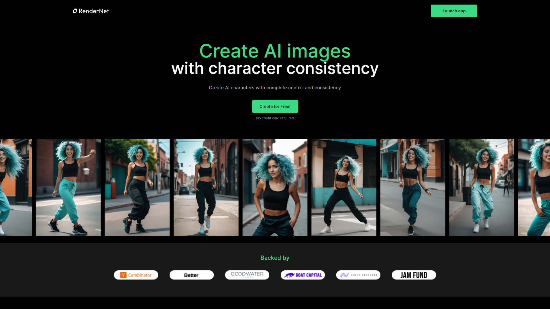 RenderNet AI: Multilingual Visual Character Generator Tool