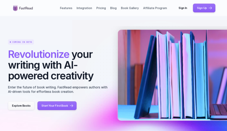 FastRead.io: Innovative AI-Driven Book Creation Platform