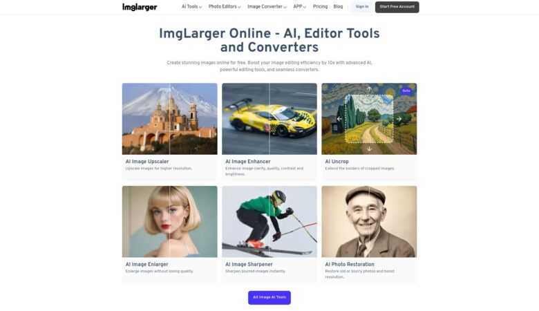 ImgLarger: AI Image Upscaler for Stunning Quality