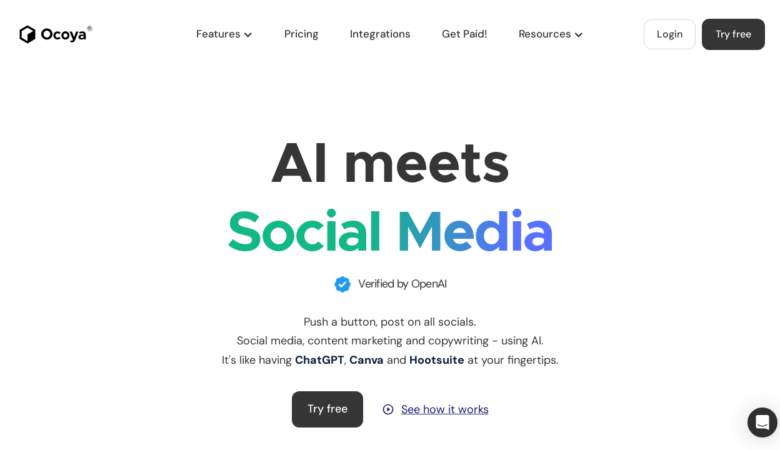 Ocoya: Boost Your Social Media ROI with AI Scheduling