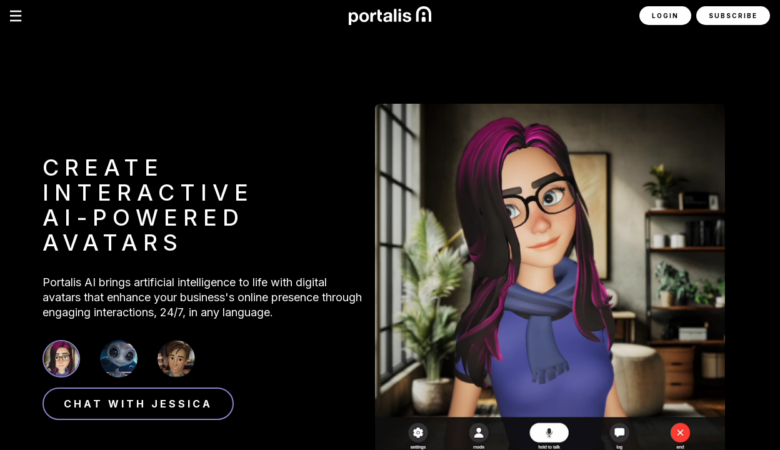 Portalis AI: AI Avatars for 24/7 Engagement