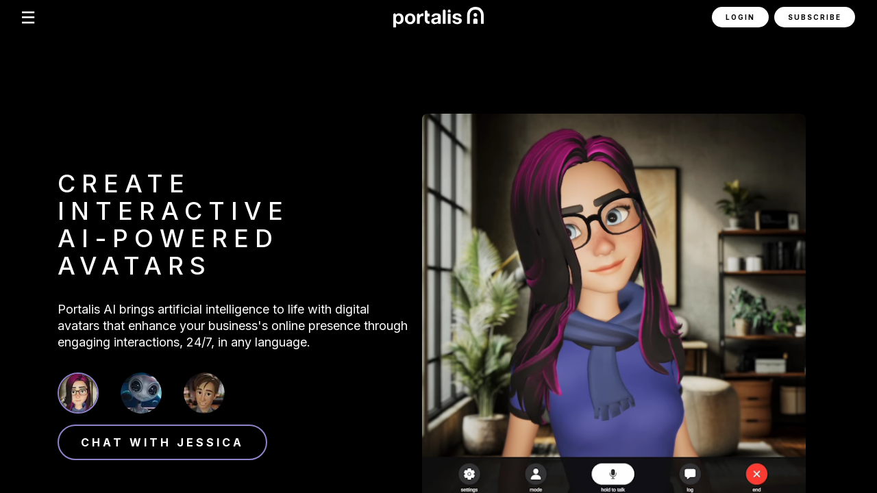 Portalis AI: AI Avatars for 24/7 Engagement