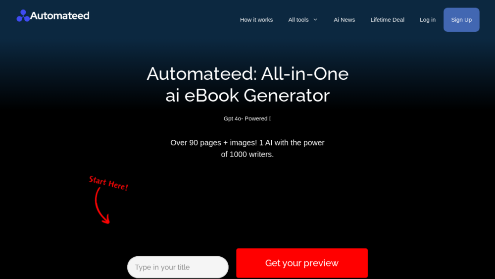 Automateed AutomateED: eBook Creates in Minutes, Workflows Simplified