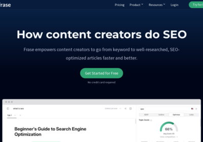 Frase.io: Content Optimization Tool for SEO Success