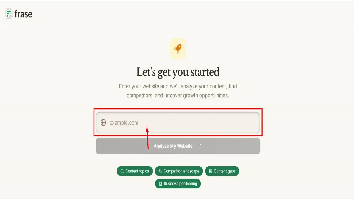 Frase.io Content Seo audit