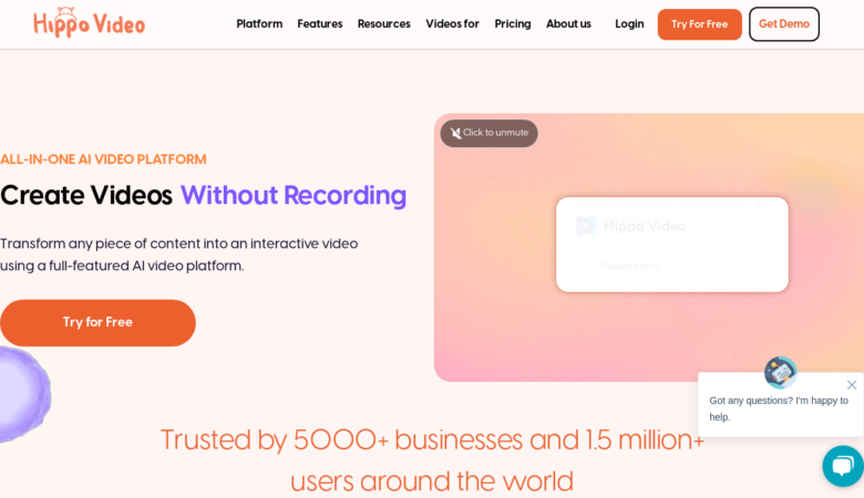 Hippo Video: Engaging Video Marketing for Startups