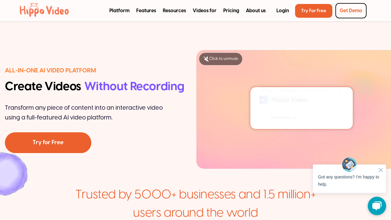 Hippo Video: Engaging Video Marketing for Startups