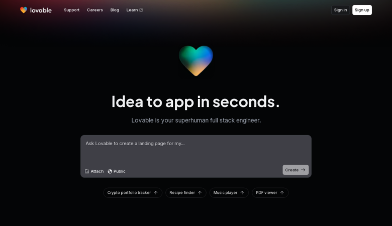 Lovable.dev: Build AI-Powered Web Applications Fast