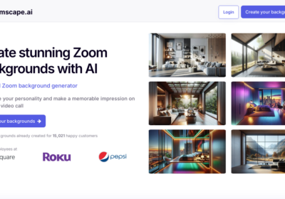 Zoomscape.ai: AI-Powered Custom Zoom Backgrounds
