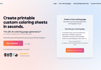 ColorBliss: The Ultimate AI Coloring Page Generator