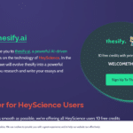 HeyScience: Empowering Breakthroughs with AI-Driven Research