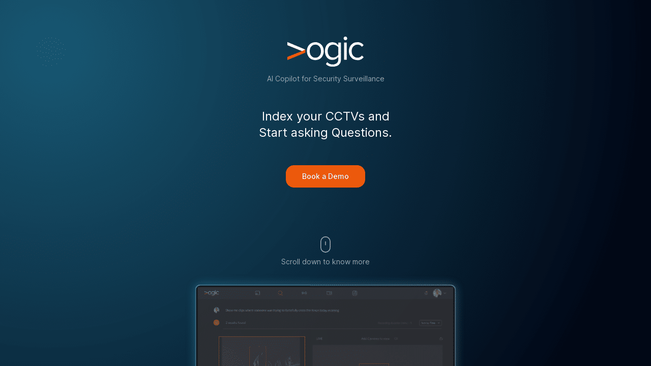 Vogic AI: Advanced AI-Powered Security Surveillance Platform Brazil