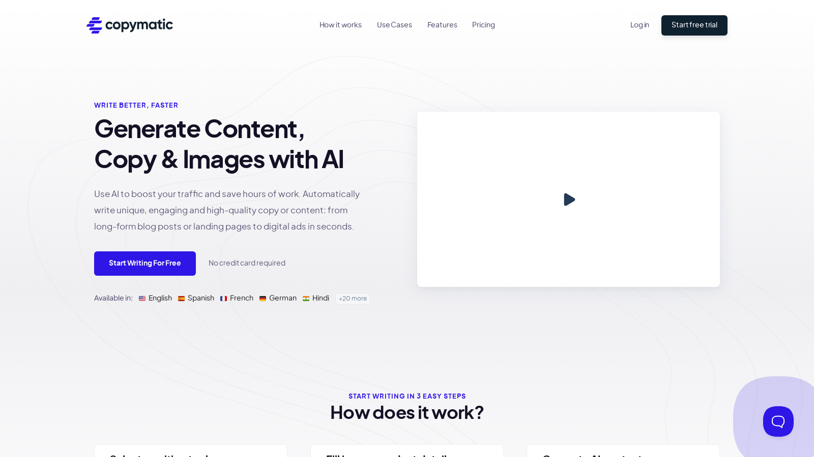 Copymatic.ai: AI Content Writer for Efficient SEO Creation