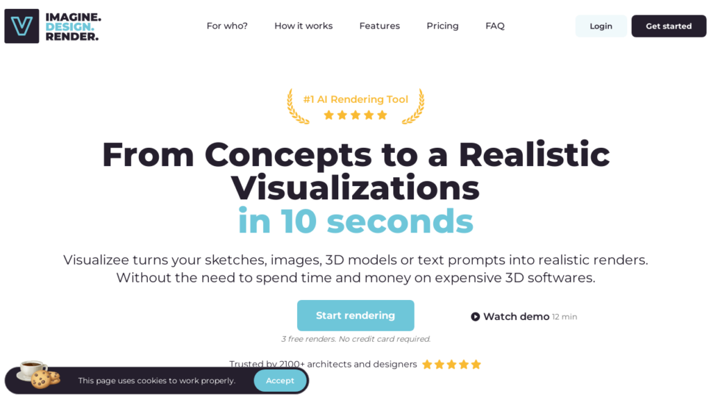 Visualizee.ai:AI Renders for Architectural Design in Seconds