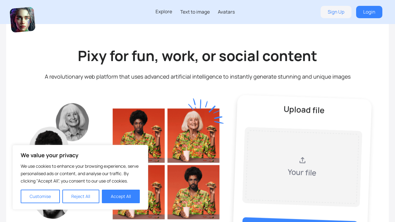 Piiixy AI: Advanced Text-to-Image Generation for Creatives