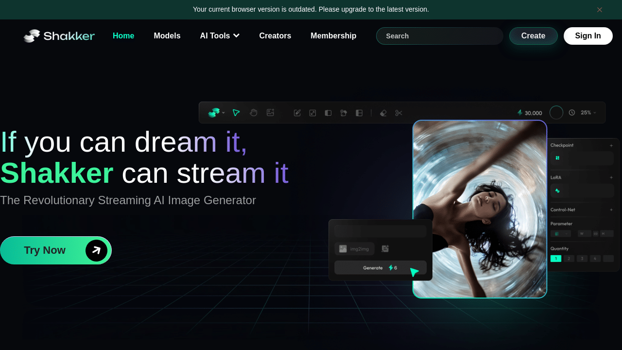 Shakker.ai:Streaming Image Generator With Specialized Models