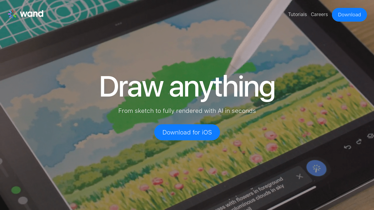 Wand: iOS-Native AI Art Sketching for Apple Pencil