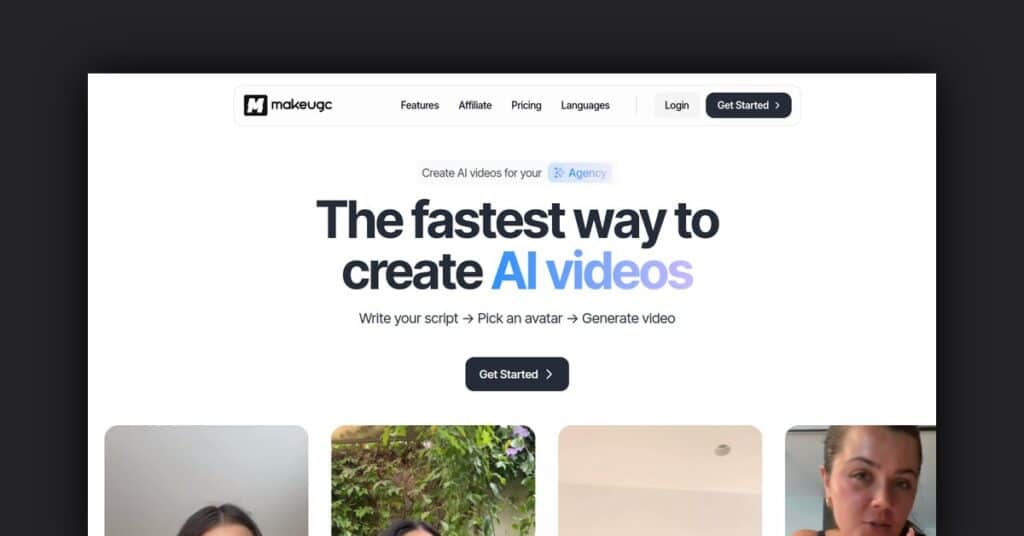 MakeUGC.ai: Create Authentic AI UGC Videos in Minutes