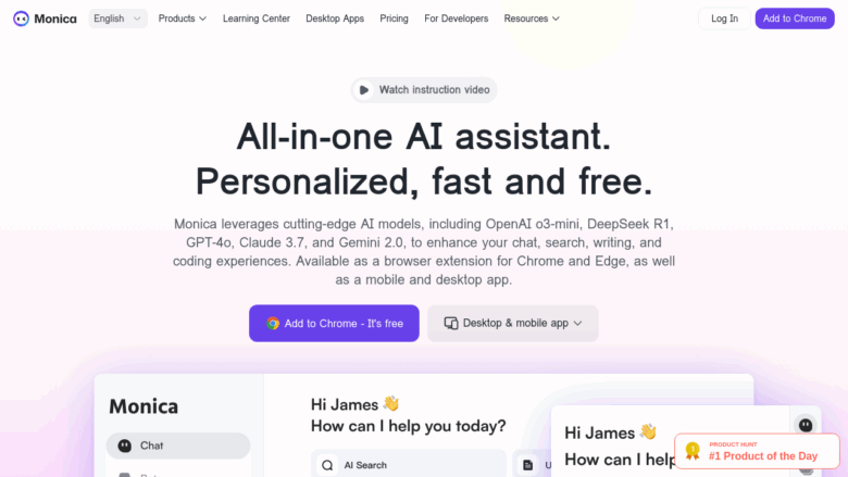 Monica.im: The Ultimate Multi-Model AI Assistant Tool