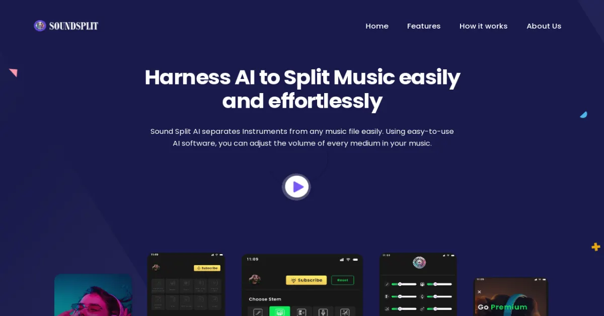 SoundSplit AI: Precise Music Stem Isolation You Can Trust