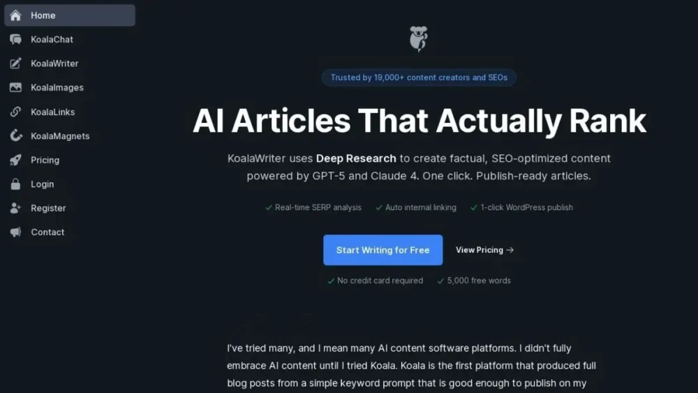 koala.sh vs Writesonic: The AI Writing Tool Choice That Decides Your SEO Results