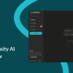 Perplexity AI review 2026 dashboard showing cited search results on a laptop screen