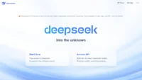 DeepSeek AI review 2026 showing the V4 chat app interface