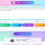 Free case converter tool to change text case online